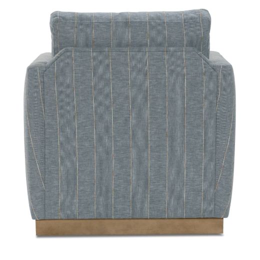 Picture of Quick Ship Allie Swivel - Indigo Kid-proof Stripe